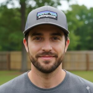 Patagonia Gray Mesh Hat